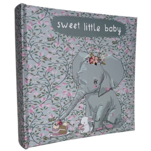 Фотоальбом «Sweet Elephant» на 200 фото 10х15см з паперовими аркушами та обкладинкою з ламінованого картону 22х22 см