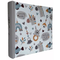 Фотоальбом «Baby Pattern» на 300 фото 10х15см з паперовими аркушами та обкладинкою з ламінованого картону 22х22 см