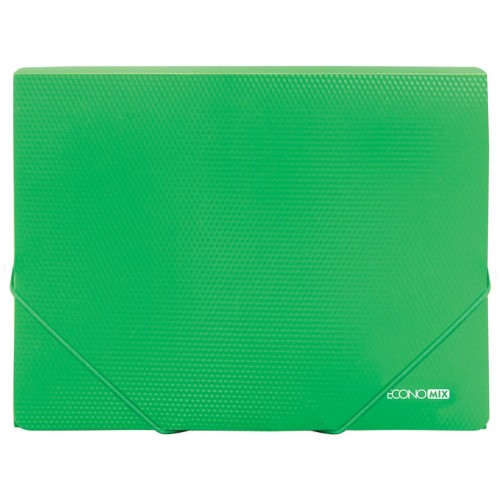 Папка на гумках А4 з текстурою «діамант»ї, зелена, ТМ Economix