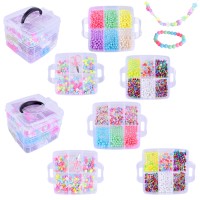 Набір для творчості: бісер, намистини, у коробці 13,5х16,5х15,5 см