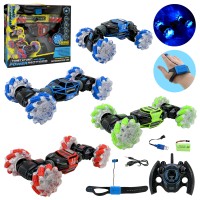 Перевертиш «POWERMOTORS» р/к 1:16 на акумуляторі з пультом, браслетом, світлом та звуком, у коробці 45х32х10,5 см.