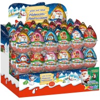 Яйце шоколадне «Кіндер. Новорічний» 20 г з сюрпризом