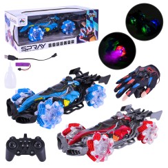 Перевертиш 28 см р/к на акумуляторі зі світлом, парою, пультом та рукавичою для управління, у коробці 35,5х13,5х19 см