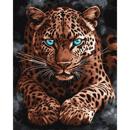 Картина за номерами «Дикий гепард» 40х50 см, ТМ Ідейка