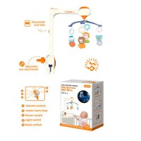 Мобіль на ліжко музичний з 4 підвісками, проектором та регулятором гучності, на батарейці, у коробці 22,5х30,5х12 см