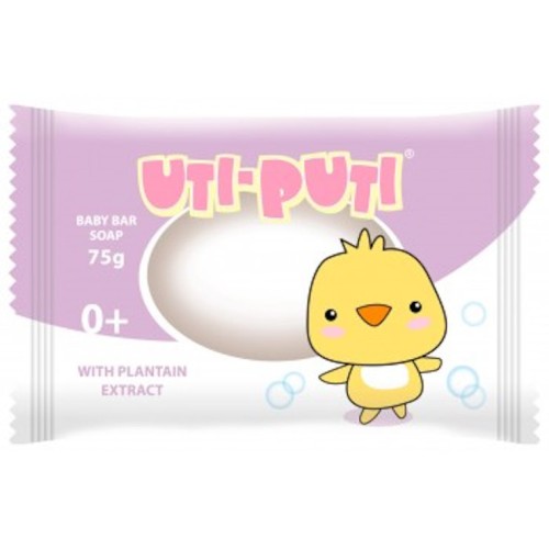 Мило «Уті-Путі» дитяче з екстрактом подорожника 75 г, ТМ Шик