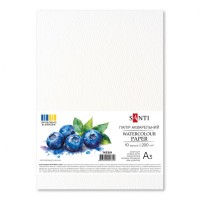 Набір акварельного паперу А3 з 10 аркушів 200 г/м2 середнє зерно, у пакеті, ТМ SANTI