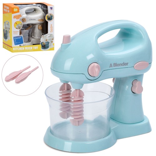 Міксер 18х19х11 см з рухомими деталями та змінними насадками, на батарейці, в асортименті, у коробці 21,5х22,5х13 см.