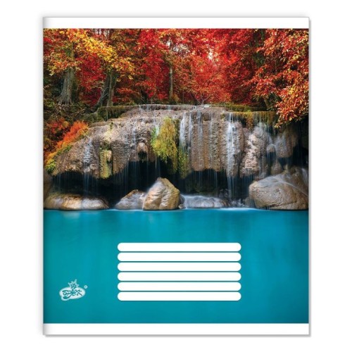 Зошит на 18 аркушів у клітинку «Безкрайні горизонти» №2541, ТМ Brisk