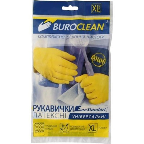 Рукавички господарські латексні розмір XL, ТМ Buroclean