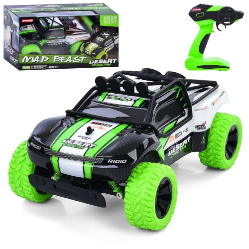 Машина 30 см р/к 2,4G з корпусом що не б’ється, амортизаторами та гумовими колесами, на батарейці, у коробці 39х20,5х23 см.