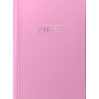 Блокнот «MINIMAL» А5 на 160 аркушів у клітинку з ламінованою обкладинкою, в асортименті, ТМ Рюкзачок