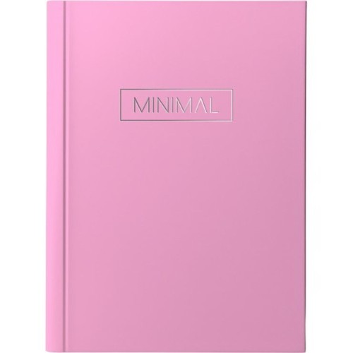 Блокнот «MINIMAL» А5 на 160 аркушів у клітинку з ламінованою обкладинкою, в асортименті, ТМ Рюкзачок