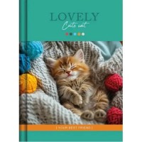 Блокнот «CUTE CAT» А6 на 176 аркушів у клітинку з ламінованою обкладинкою, в асортименті, ТМ Рюкзачок