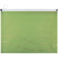 Папка на блискавці zip-lock «Waves-3» А4 пластикова, ТМ Axent