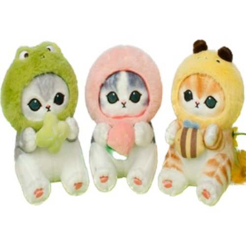 М'яка іграшка «Котик в одязі» 45 см