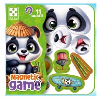 Гра настільна «Емоції Пандочки» магнітна розвиваюча з 11 магнітів, ТМ Vladi Toys