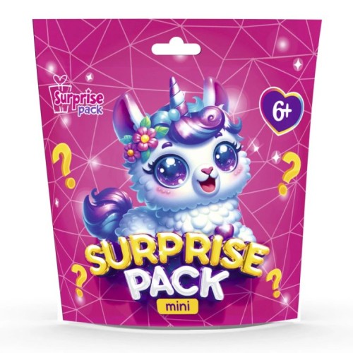 Настільна гра «Surprise Pack Mini 2» з сюрпризом з сквіша та карток, у пакеті 17х6х19 см, ТМ Vladi Toys