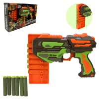 Іграшкрвий автомат та 6 поролонових снарядів, у коробці 30х19х6,6 см