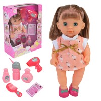 Лялька «Маленьке сонечко» 27 см музична з аксесуарами, на батарейці, у коробці 24х11х35 см