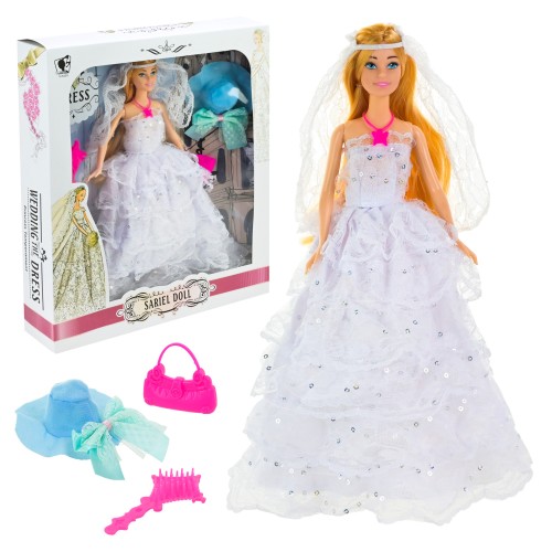 Лялька «Наречена» з аксесуарами, у коробці 28,5х6,5х33 см