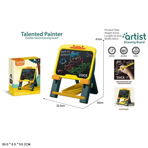 Мольберт 32,5х30х41 см з маркером, у коробці 39х8,5х53,2 см