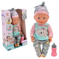 Пупс 30 см п'є та писяє з аксесуарами, у коробці. 19х30х10 см