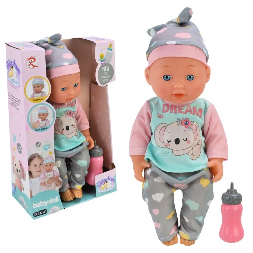 Пупс 30 см п'є та писяє з аксесуарами, у коробці. 19х30х10 см