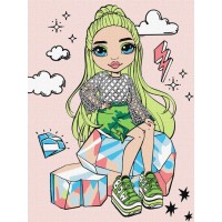 Картина за номерами «Rainbow High Jade Hunter» 30х40 см, ТМ Ідейка