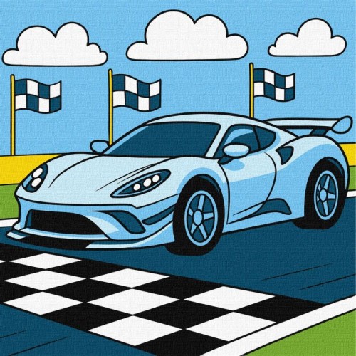 Картина за номерами «Блискуча перемога» 25х25 см, ТМ Ідейка