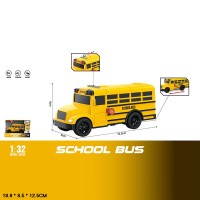 Автобус15,5 см із світлом та звуком, на батарейці, у коробці 18,8х8,5х12,5 см