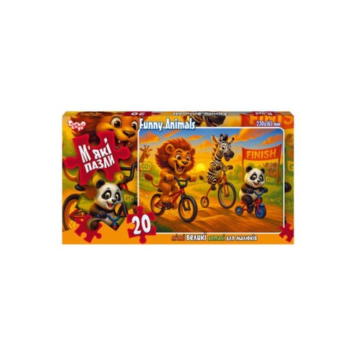 Пазли м'які на 20 елементів, ТМ Данко Тойс