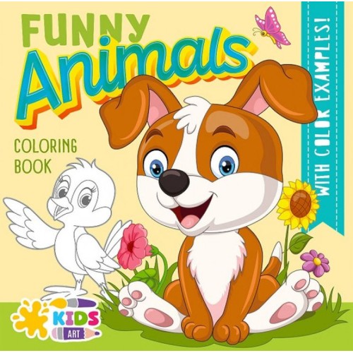 Розмальовка на 8 аркушів на скобі 20х20 см, ТМ Мандарин