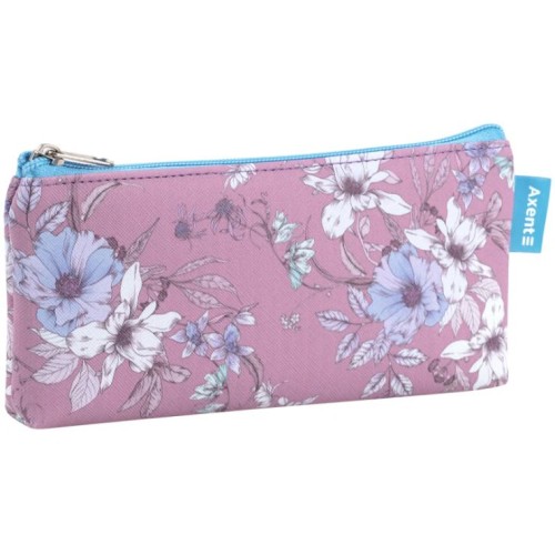 Пенал «Blue Elegance» 21х8х1,5 см, ТМ Axent