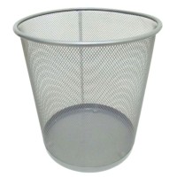 Кошик круглий металевий середній срібний 26х28 см, ТМ J.Otten