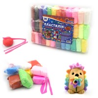 Пластилін «Супер легкий» на 36 кольорів зі стеками, ТМ J.Otten