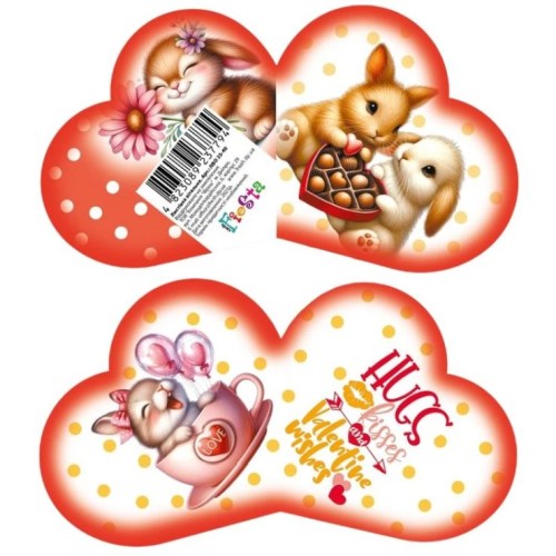 Валентинки 15х8 см, в асортименті, ТМ Мандарин