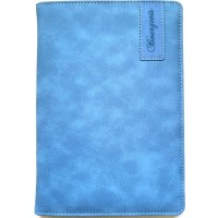 Блокнот А5 на 80 аркушів у клітинку з обкладинкою зі шкірзаму, ТМ Мандарин