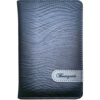 Блокнот А6 на 80 аркушів у клітинку з обкладинкою зі шкірзаму, ТМ Мандарин