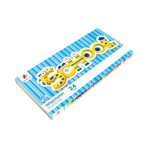 Пластилін на 24 кольори по 12 г зі стеком, GAMMA'UA