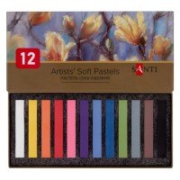 Пастель суха художня на 12 кольорів, ТМ Santi