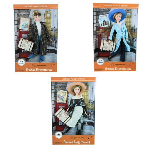 Лялька 29 см з аксесуарами, в асортименті, у коробці 37х30х8 см