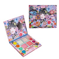 Дитяча косметика: палітра тіней для повік та аплікатор, у коробці 16х13х1 см