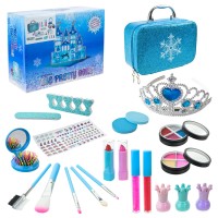 Дитяча косметика: валізка з лаками, тінями, помадою та аксесуарами, у коробці 21,3х15,6х15,8 см