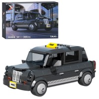 Конструктор «Авто серія. Таксі» 15 см на 304 деталі, у коробці 28х20х5 см