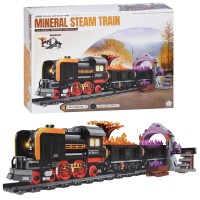 Конструктор «Залізниця» на 1054 деталі зі світлом та магнітними кріпленнями, на батарейці, у коробці 45х32х8 см