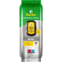Серветки вологі господарські для прибирання «EXTRA» 100 шт, TM Purfix