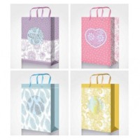 Пакет паперовий 25х39х8 см, в асортименті, ТМ Мандарин