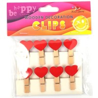 Набір для творчості з 8 дерев'яних затискачів, ТМ Мандарин