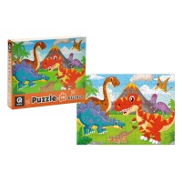 Пазли «Світ динозавриків» на 70 елементів, у коробці 23х32 см